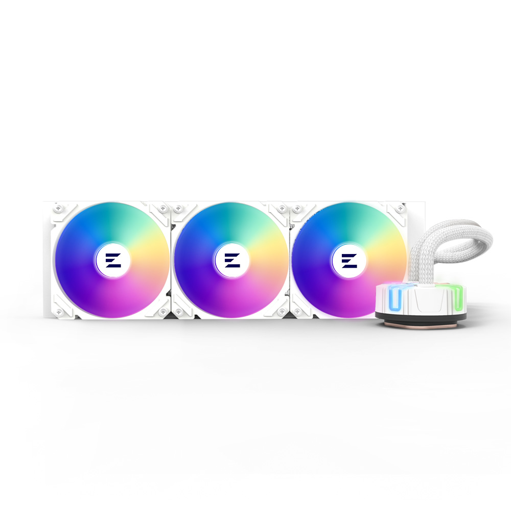 

Жидкостное охлаждение Zalman Reserator5 Z36 ARGB White для Socket 115x/2066/2011/2011-3/1200/1700/AM5/AM4, 350 Вт, 3x120 мм, ARGB (Reserator5 Z36 ARGB White), Reserator5 Z36 ARGB White