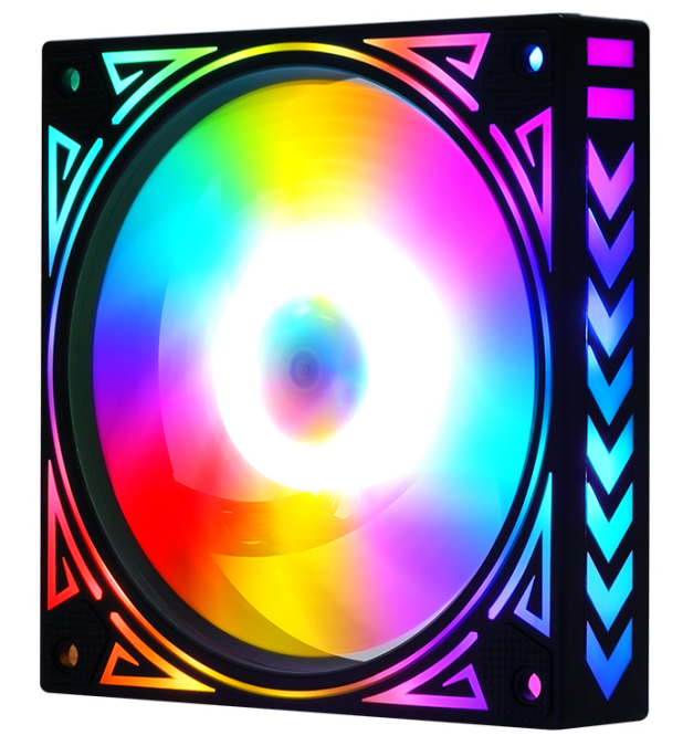 

Вентилятор TESLA RGB 120-GD, 120 мм, 1200rpm, 21 дБ, 3-pin+4-pin Molex, 1шт, черный, RGB подсветка (TSL-120-GD), RGB 120-GD