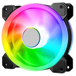 

Вентилятор TESLA RGB 120-LD, 120 мм, 1200rpm, 21 дБ, 3-pin+4-pin Molex, 1шт, черный/белый, RGB подсветка (TSL-120-LD), RGB 120-LD