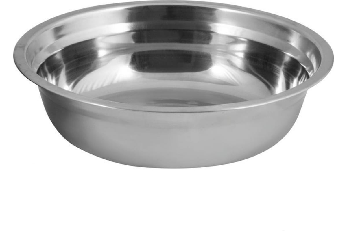 Миска Mallony Bowl-23, 23 см, 1.7 л, нержавеющая сталь, серебристый (985892)