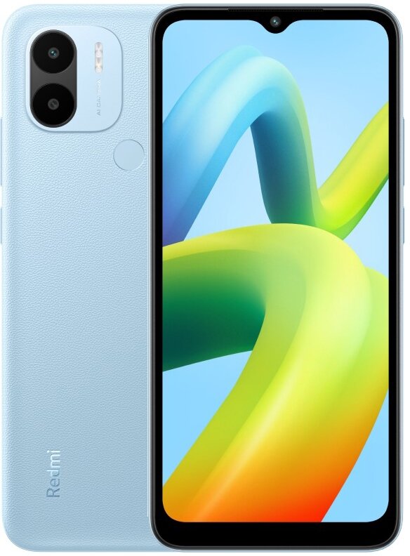 Смартфон Xiaomi Redmi A2+ 3Gb/64Gb Android голубой (MZB0EZTRU/49640)