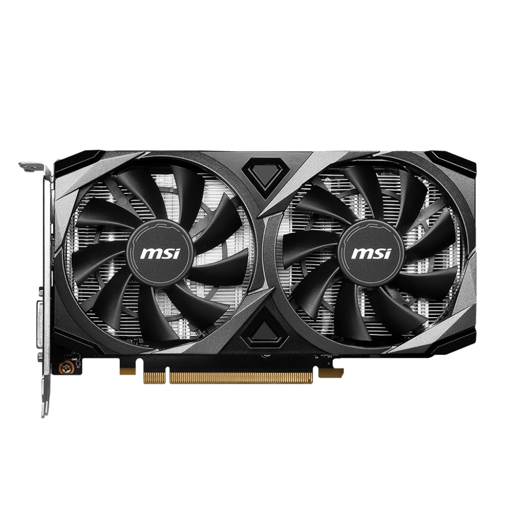 

Видеокарта MSI NVIDIA GeForce RTX 3050 VENTUS 2X XS 8G OC, 8Gb GDDR6, 128 бит, PCI-E, DVI, HDMI, DP, Retail (RTX 3050 VENTUS 2X XS 8G OC), VENTUS 2X XS 8G OC