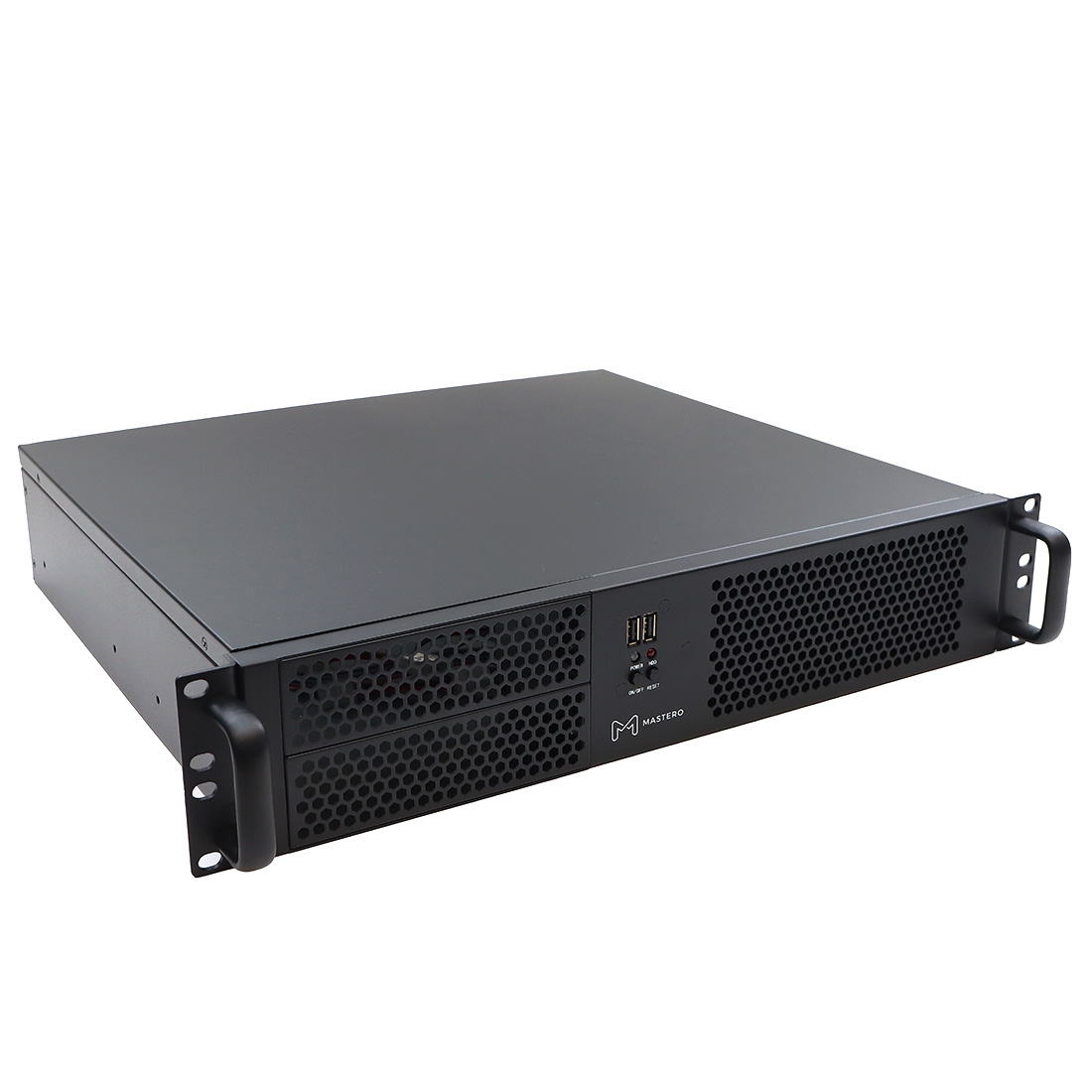 Корпус Mastero 2U390, mATX, 2U RM, без БП (MST-2U-390)