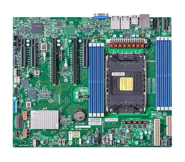 

Материнская плата Supermicro X13SEI-F, 1xSocket LGA4677, iC741, 8xDDR5, 2PCI-Ex16, 3PCI-Ex8, 2xM.2-PCI-E, 10SATA3 RAID 0/1/5/10, 2xGLAN, IPMI, 2xUSB 2.0, VGA, E-ATX, Bulk (MBD-X13SEI-F-B), X13SEI-F