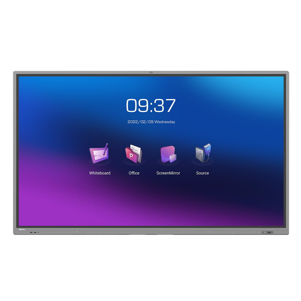 

Интерактивная панель 75" Horion 75M5APro Touch, 4K, 3840x2160, 350кд/м2, WiFi, HDMI, VGA, DisplayPort, серый (75M5APro), 75M5APro