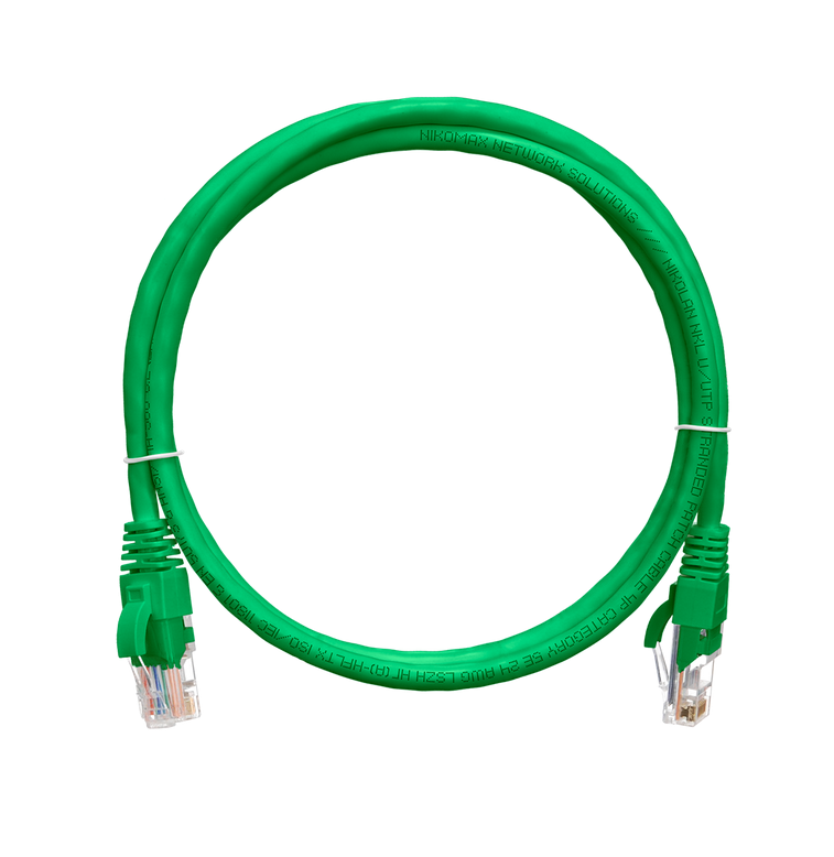 

Патч-корд UTP кат.5e, 5м, RJ45-RJ45, зеленый, CU, LSZH, NIKOMAX (NMC-PC4UD55B-050-C-GN), NMC-PC4UD55B-050-C-GN