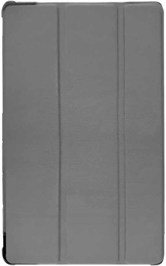 

Чехол-книжка BORASCO Tablet Case для планшета Huawei Media Pad M5 lite 8", искусственная кожа, серый (39195)