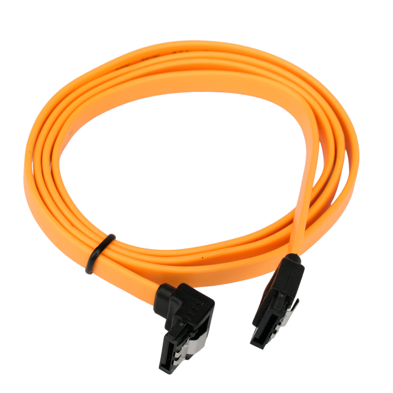 

Шлейф SATA 7pin(M)-SATA 7pin(M) Cablexpert, 1 м, угловой/прямой, защелка, желтый (CC-SATAM-DATA90-YL-100CM)