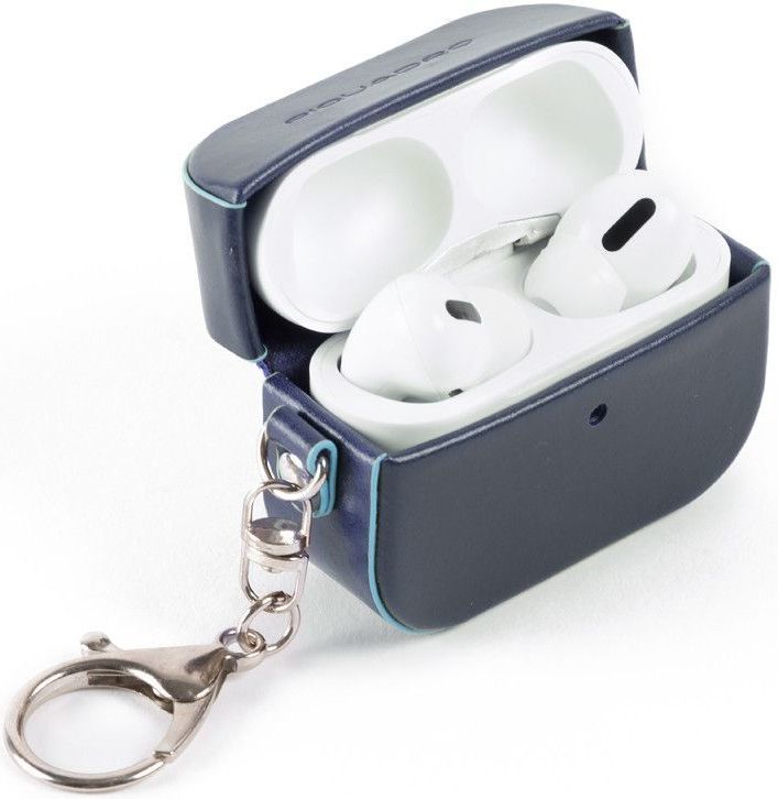 

Чехол Piquadro Blue Square, кожа натуральная для Apple AirPods Pro, синий (AC5308B2/BLU2), Blue Square
