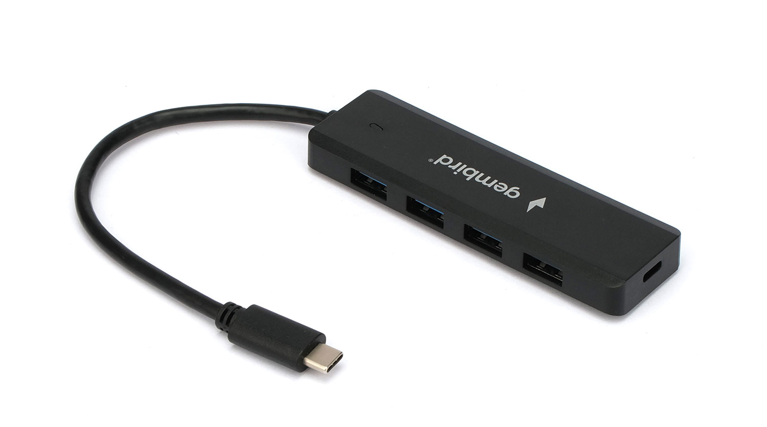 

USB-концентратор Gembird UHB-C424, 4xUSB 3.0, 1 (для питания)xUSB-C, черный (UHB-C424), UHB-C424