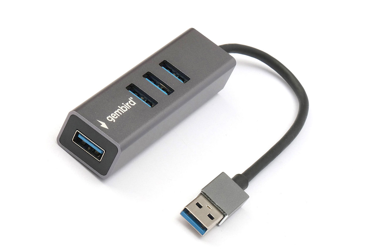 USB-концентратор Gembird UHB-C454, 4xUSB 3.0, черный (UHB-C454) - фото 1