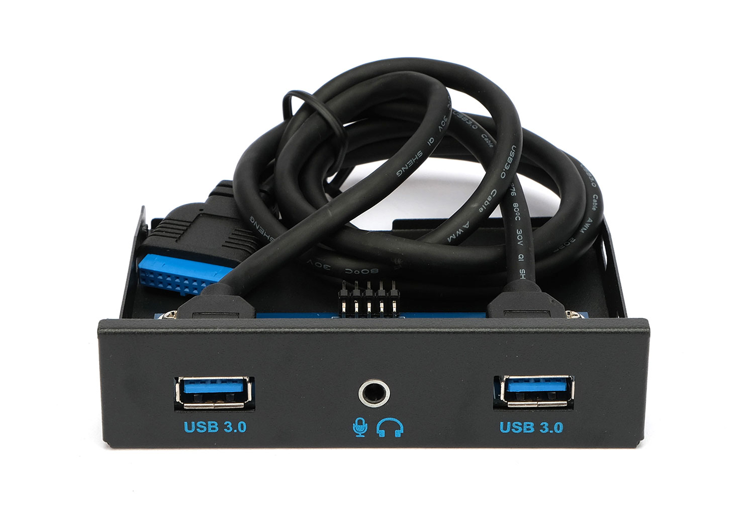 Фронтальная панель 3.5" Gembird FP3.5-USB3-2A-HDA FP3.5-USB3-2A-HDA