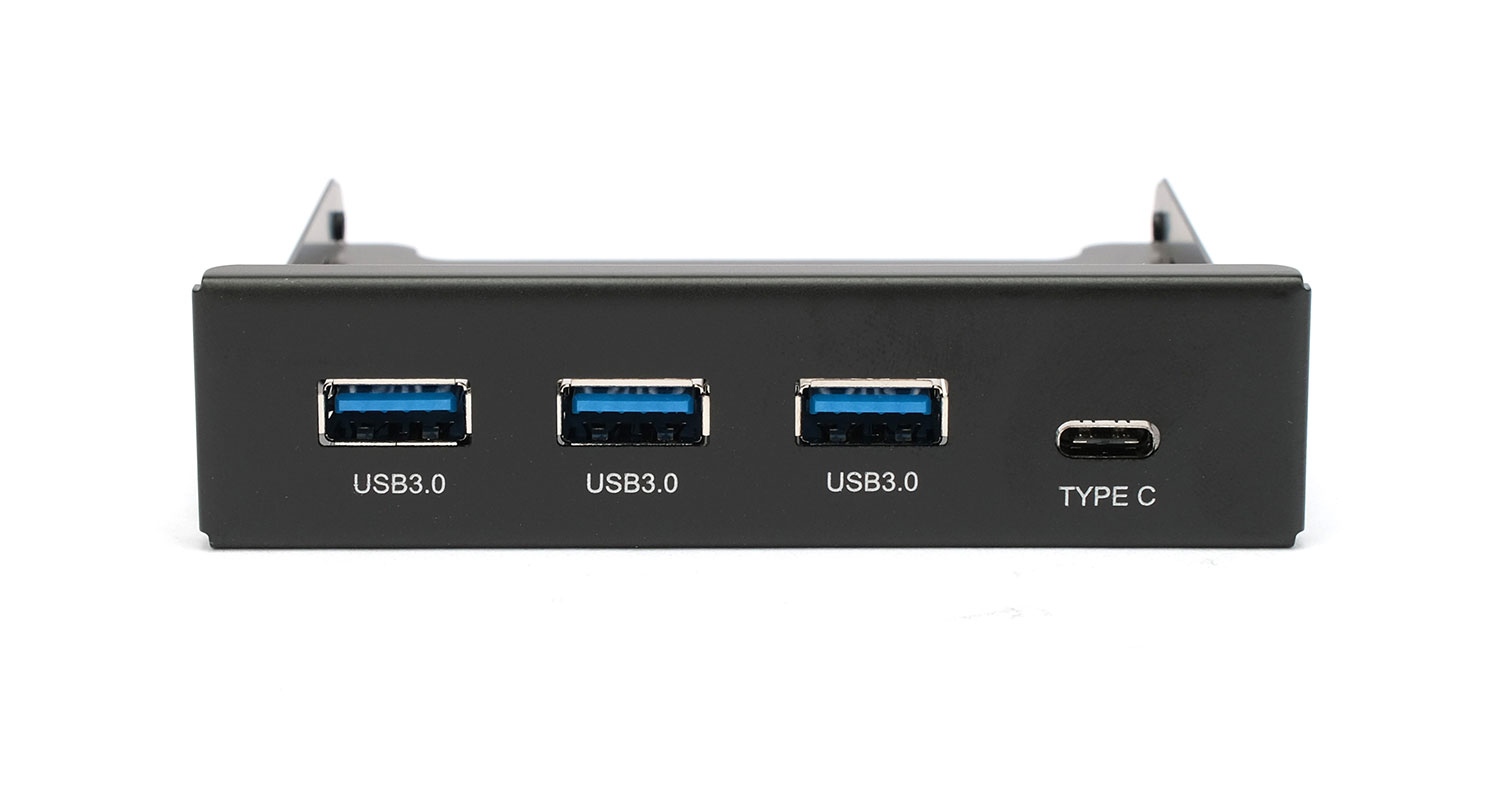 Фронтальная панель 3.5" Gembird FP3.5-USB3-3A1C FP3.5-USB3-3A1C