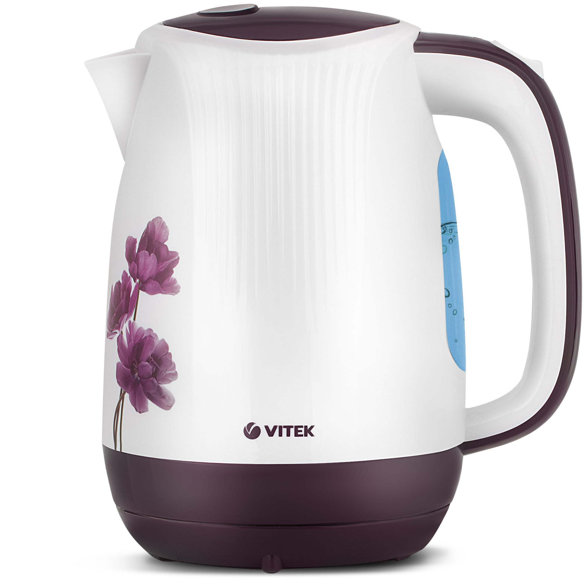

Чайник электрический VITEK VT-7061 1.7л. 2.2 кВт, термостойкий пластик, принт, VT-7061