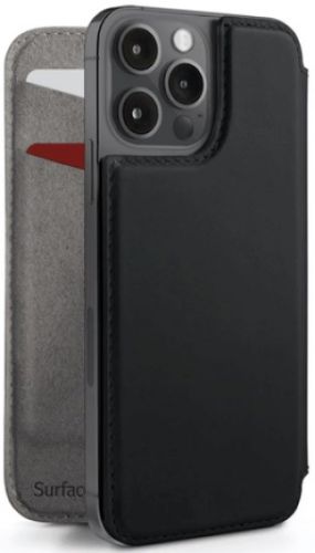 Чехол-книжка Twelve South для смартфона Apple iPhone 13 Pro Max, кожа, черный (12-2127)