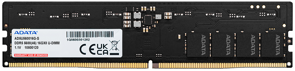 

Память DDR5 DIMM 64Gb, 5600MHz, CL46, 1.1V, ADATA (AD5U560032G-DT) Retail, AD5U560032G-DT