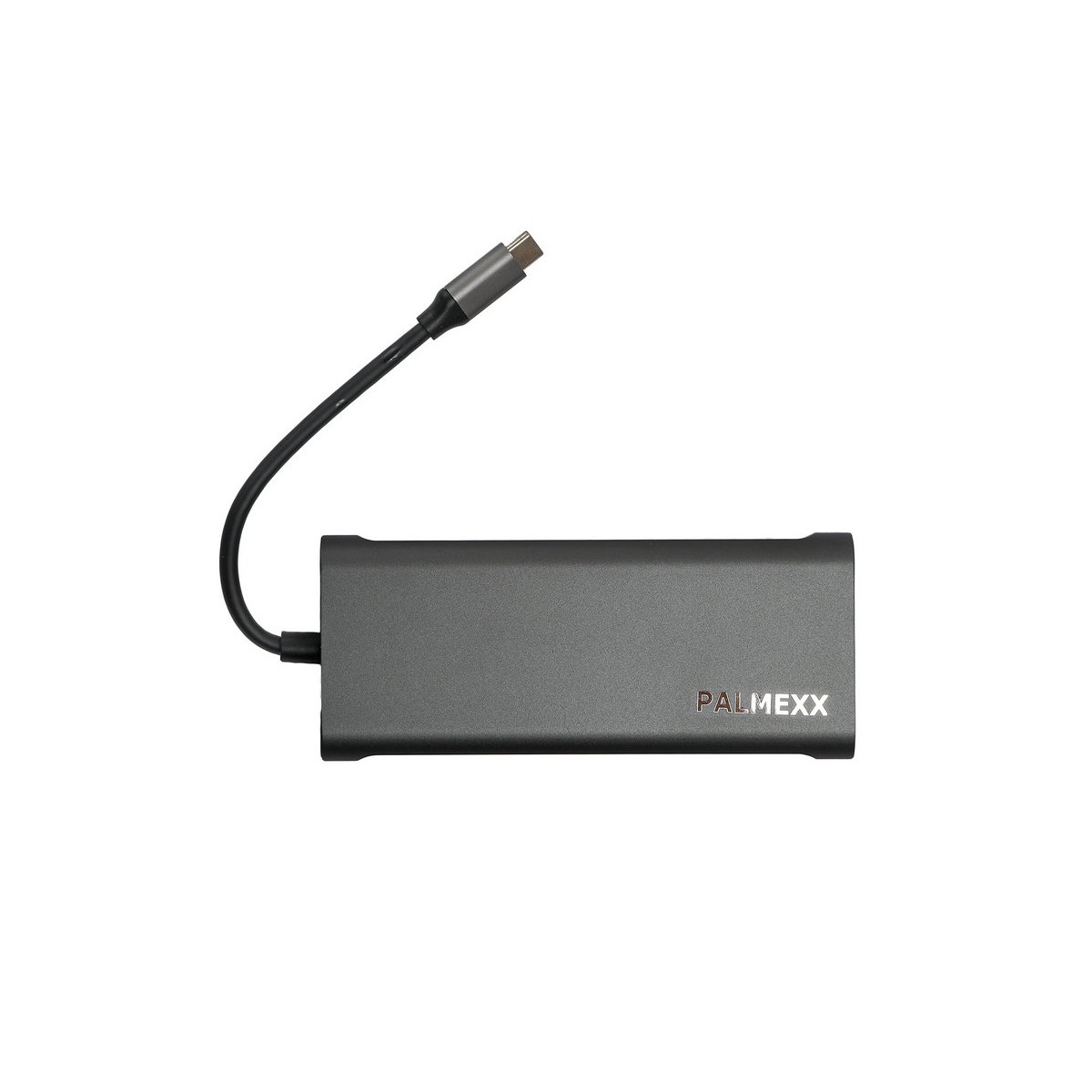 

Хаб (разветвитель) Palmexx, 2xUSB 2.0, 2xUSB 3.0, 1xUSB-C, серебристый + HDMI х 2, RJ-45 х 1, SD х 1, microSD х 1 (PX/HUB-001)