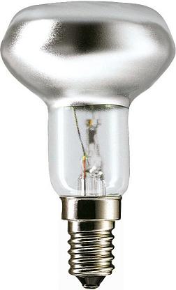

Лампа накаливания E14 рефлектор/R50, 40Вт / теплый свет, Philips (923338544203 / 871150005415978)