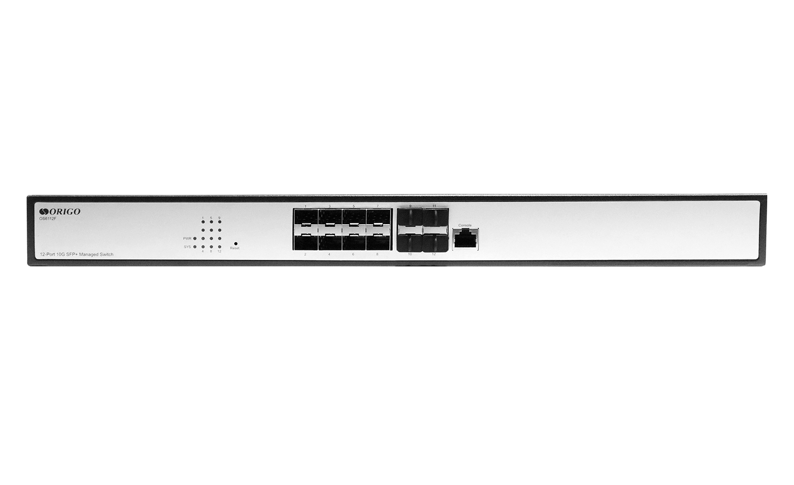 

Коммутатор ORIGO OS6112F, управляемый, кол-во портов:, SFP+ 8x10, кол-во SFP/uplink: SFP+ 4x10 Гбит/с, установка в стойку (OS6112F/A1A), OS6112F