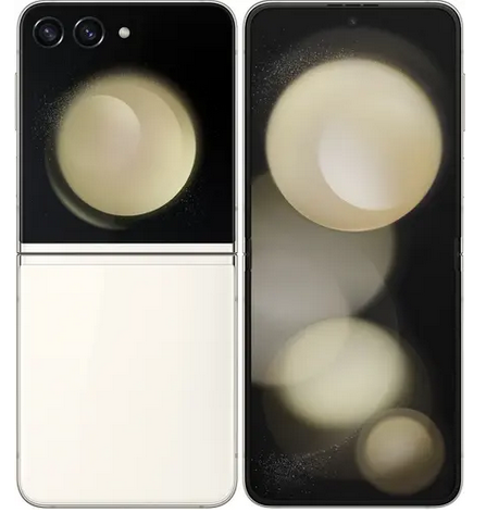 

Смартфон Samsung Galaxy Z Flip5, 6.7" 2640x1080 Dynamic AMOLED 2X, Qualcomm Snapdragon 8 Gen 2, 8Gb RAM, 512Gb, 3G/4G/5G, NFC, Wi-Fi, BT, 2xCam, 2-Sim, 3700 мА⋅ч, USB Type-C, Android 13, бежевый (SM-F731BZEEMEA), Galaxy Z Flip5