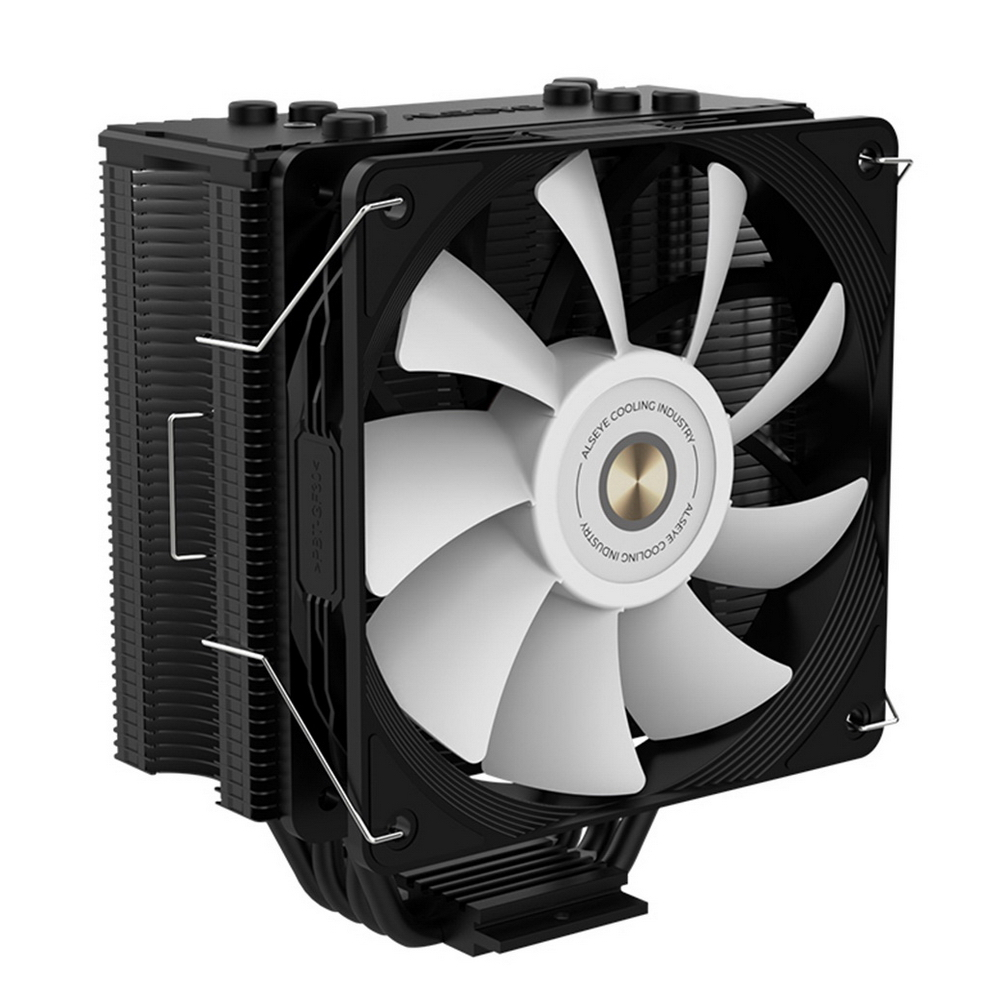

Кулер для процессора Alseye S120-H5 для Socket/115x/1200/1356/1366/1700/1851/2011/2011-3/2066/AM2+/AM3/AM3+/FM1/AM4/AM5, 120 мм, 2000rpm, 33.2 дБА, 215 Вт, 4-pin PWM, Al+Cu, S120-H5