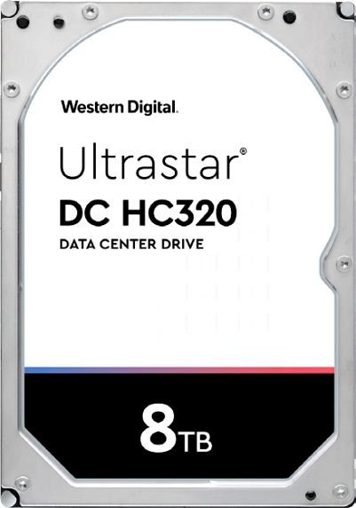 Жесткий диск (HDD) Western Digital 8Tb Ultrastar DC HC320, 3.5", 7.2K, 256Mb, SAS 12Gb/s (HUS728T8TAL5204/0B36453)