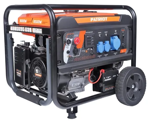 Электрогенератор PATRIOT GRA 8500 AWS, 15 л.с., 8.5 кВт