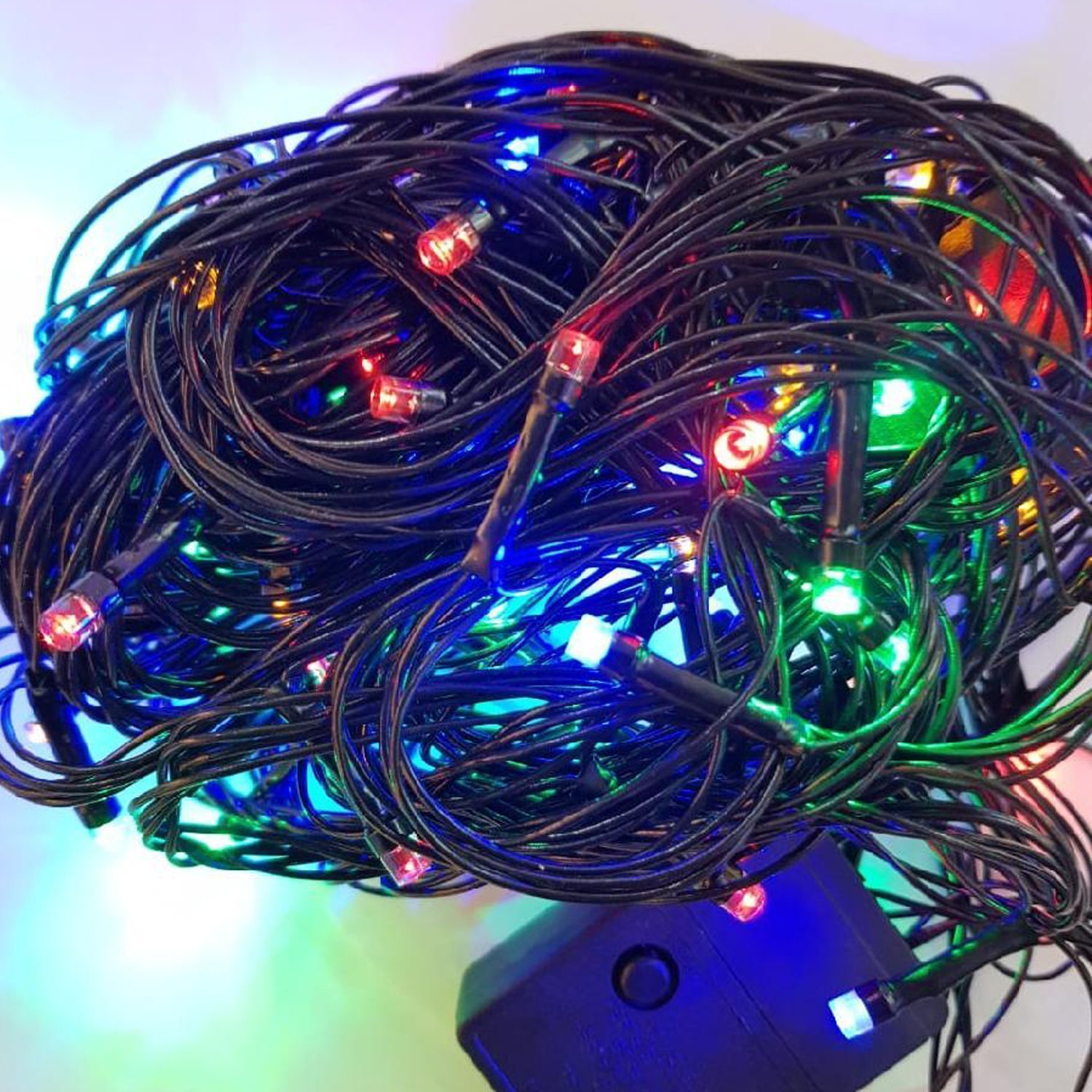 Гирлянда светодиодная нить, 10 м, RGB