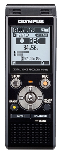 

Диктофон Olympus WS-853 8Gb, черный, WS-853