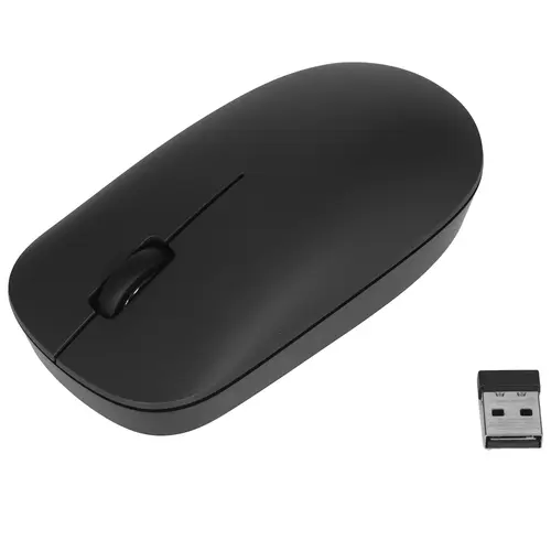 Мышь беспроводная Xiaomi Wireless Mouse Lite, 1000dpi, оптическая светодиодная, USB/Радиоканал, черный (XMWXSB01YM/BHR6099GL)