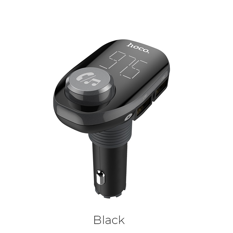 

FM-трансмиттер Hoco E45 Happy route, Bluetooth, USB, черный ( 712134), E45 Happy route