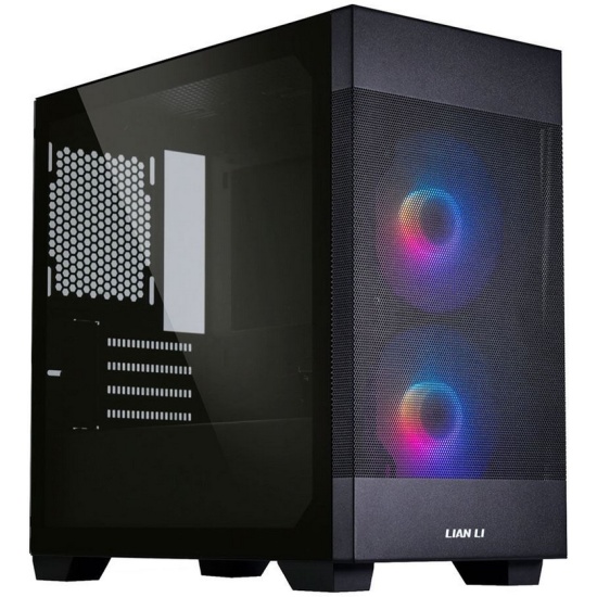 Корпус LIAN-LI Lancool 205M Mesh, mATX, Mini-Tower, 2xUSB 3.0, RGB подсветка, черный, без БП (G99.OE744MX.10)