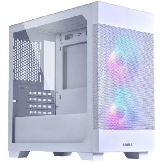 Корпус LIAN-LI Lancool 205M Mesh, mATX, Mini-Tower, 2xUSB 3.0, RGB подсветка, белый, без БП (G99.OE744MS.10)