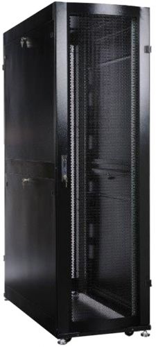 Шкаф серверный напольный 42U 600x1070 мм, перфорация, черный, Schneider Electric Optimum LCSR3100 (LCSR3100)