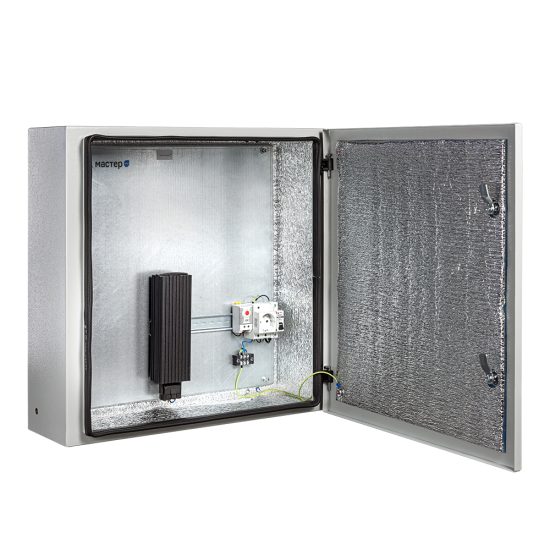 Шкаф климатический настенный 600x210 мм, серый, Телеком-Мастер Мастер 4 УТ