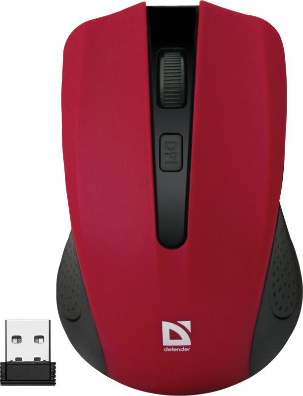 Мышь Defender Accura MM-935, USB, красный