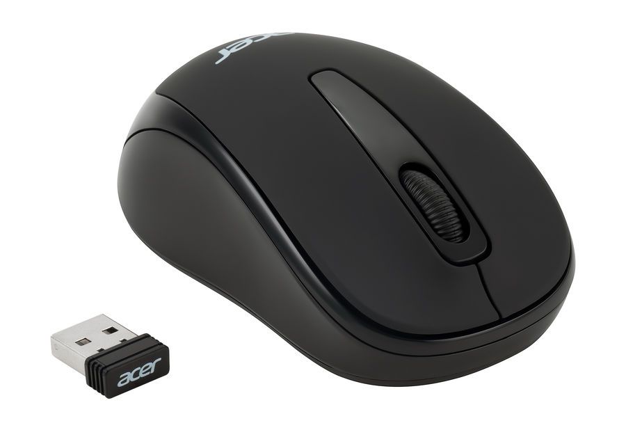 Мышь ACER OMR133, USB/Радиоканал, черный