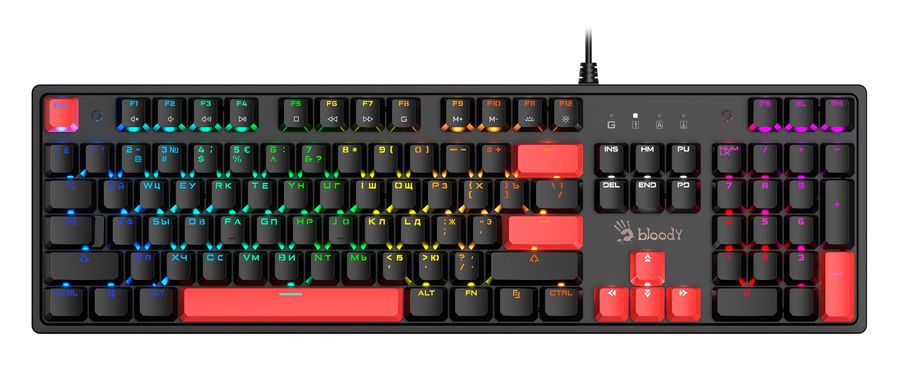 Клавиатура A4Tech S510N, USB, черный