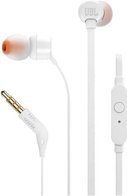 

Проводная гарнитура JBL T160, Jack 3.5 мм., белый (JBLT16WHT), T160
