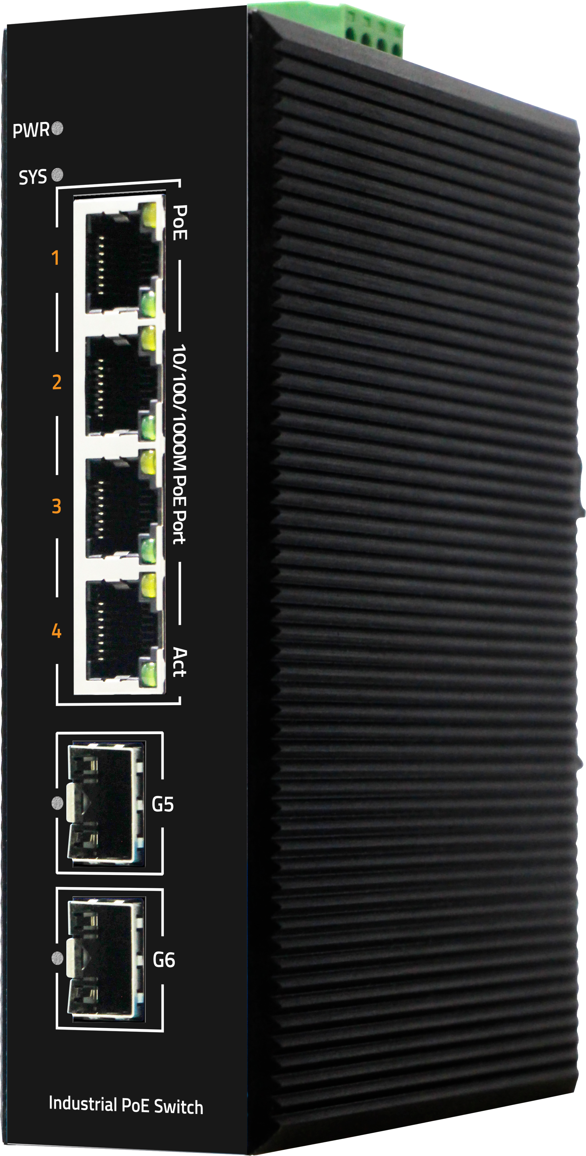 Коммутатор GigaLink GL-SW-G205-4PSG(BT), управляемый, кол-во портов: 4x1 Гбит/с, SFP 2x1 Гбит/с, PoE: 4x30Вт (макс. 90Вт) (GL-SW-G205-4PSG(BT))