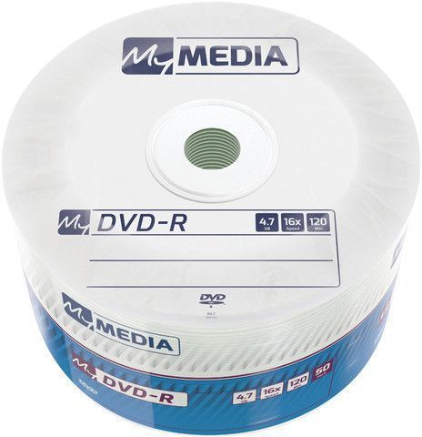 

Диск MYMEDIA DVD-R, 4.7Gb, 16x, на шпинделе, 50 шт, MyMedia (69200)