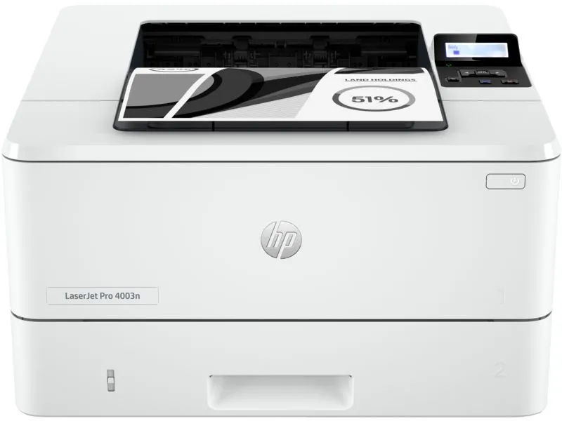 Принтер лазерный HP LaserJet Pro 4003n , A4, ч/б, 31 стр/мин (A4 ч/б), 1200x1200 dpi, сетевой, USB, белый (2Z611A) - фото 1