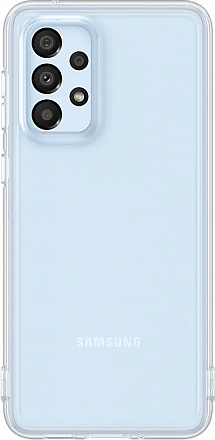 

Чехол-накладка Samsung Soft Clear Cover для смартфона Samsung Galaxy A33 5G, полиуретан, прозрачный (EF-QA336TTEGRU)
