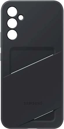 Чехол-накладка Samsung Card Slot Сase для смартфона Samsung Galaxy A34, термопластичный полиуретан (TPU), черный