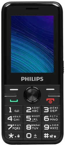 

Мобильный телефон Philips Е6500, 2.4" 320x240 TFT, 3G/4G, BT, 1xCam, 2-Sim, 1700 мА·ч, micro-USB, черный, Е6500