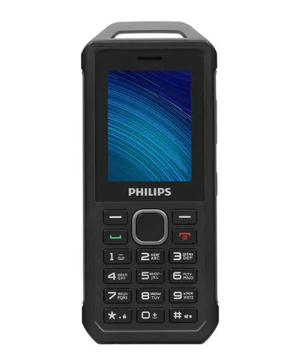 

Мобильный телефон Philips E2317, 2.4" 320x240 TFT, BT, 1xCam, 2-Sim, 2500 мА·ч, micro-USB, темно-серый (CTE2317DG/00), E2317