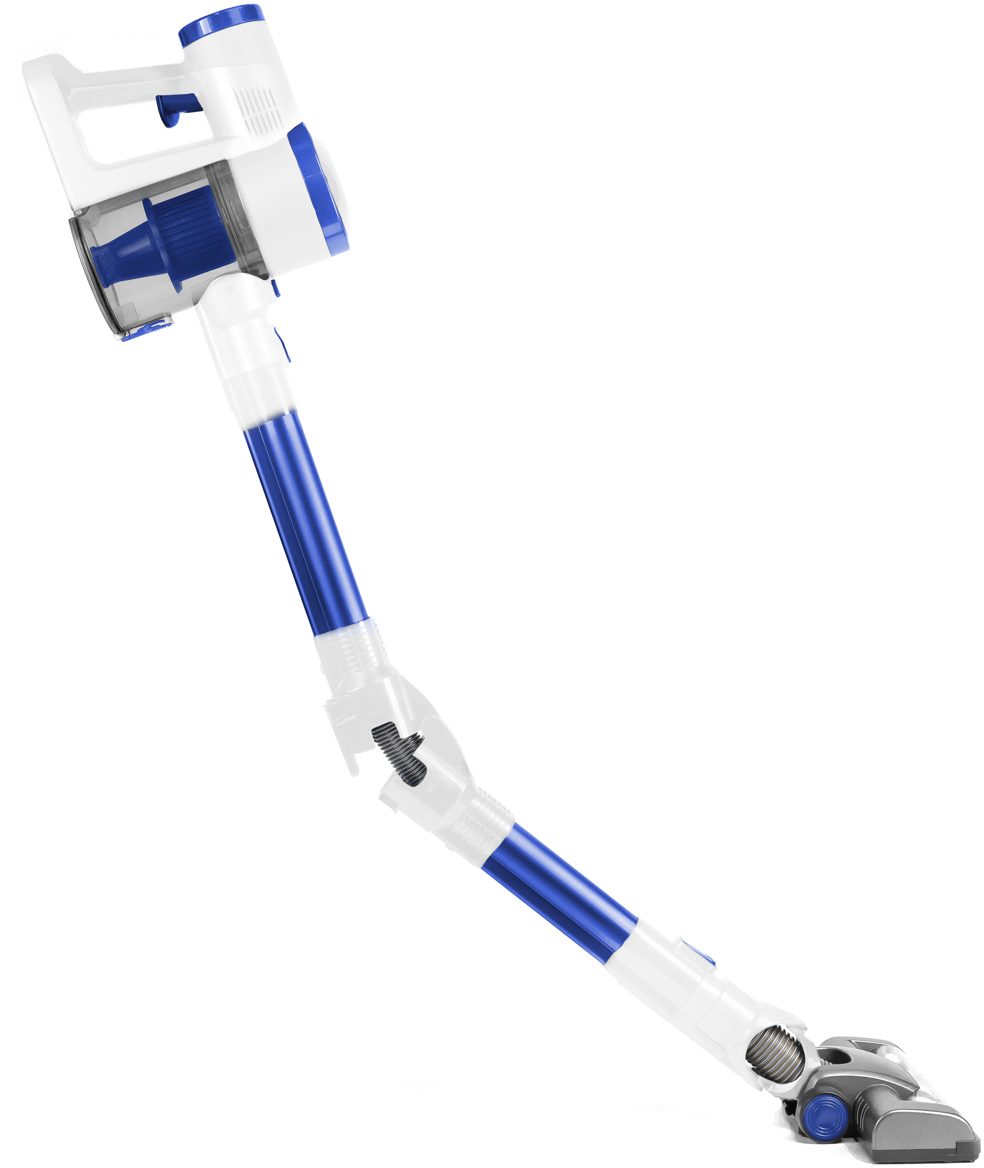 

Вертикальный пылесос REMEZAIR MultiClick RMVC-501, 140 Вт, питание от аккумулятора, белый/синий (RMVC-501), RMVC-501