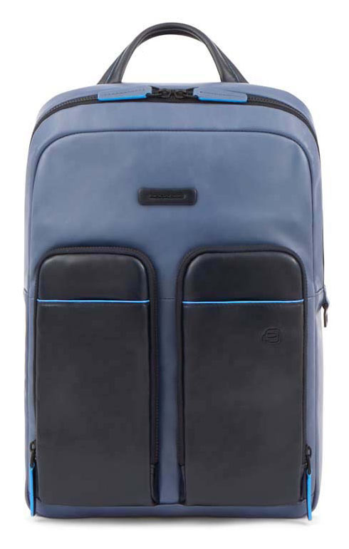 

14" Рюкзак Piquadro Blue Square Revamp, синий (CA5575B2V/BLBL), Blue Square Revamp