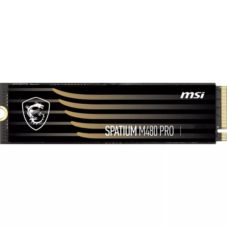 Твердотельный накопитель (SSD) MSI 1Tb SPATIUM M480 PRO, 2280, PCIe 4.0 x4, NVMe (S78-440L1G0-P83) Retail - фото 1