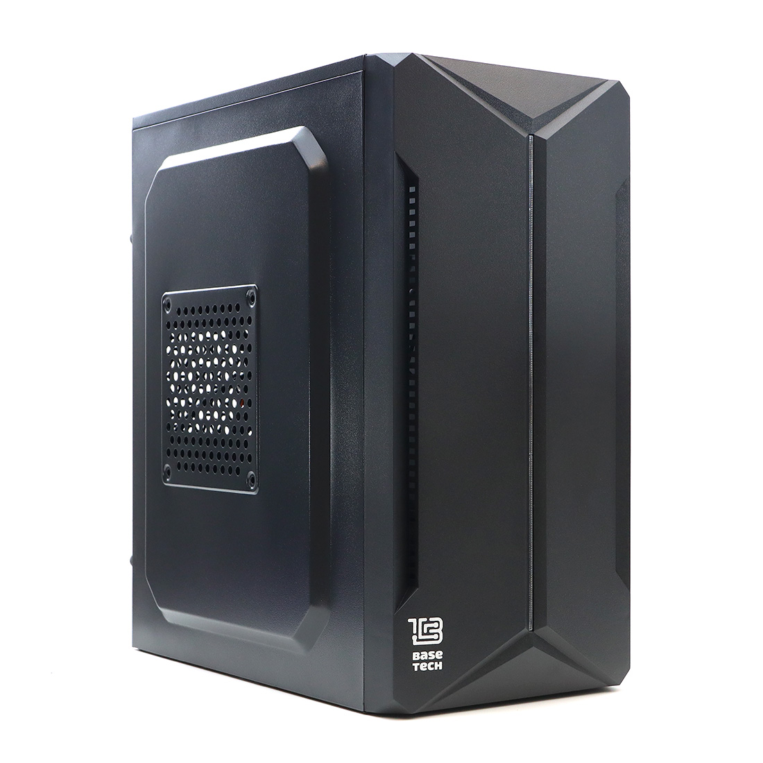 Корпус BaseTech M3403, Mini-Tower, без БП, черный